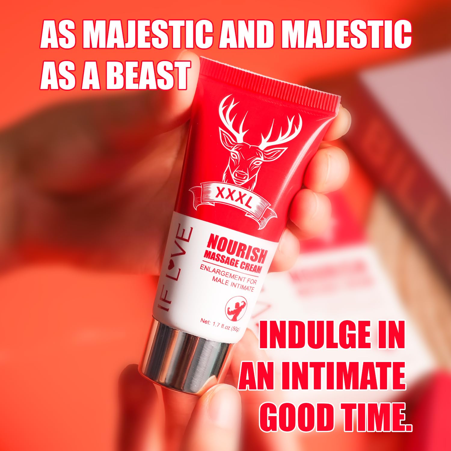 Men's Extra Strength Massage Cream – XXL Big Size Enhancement Gel