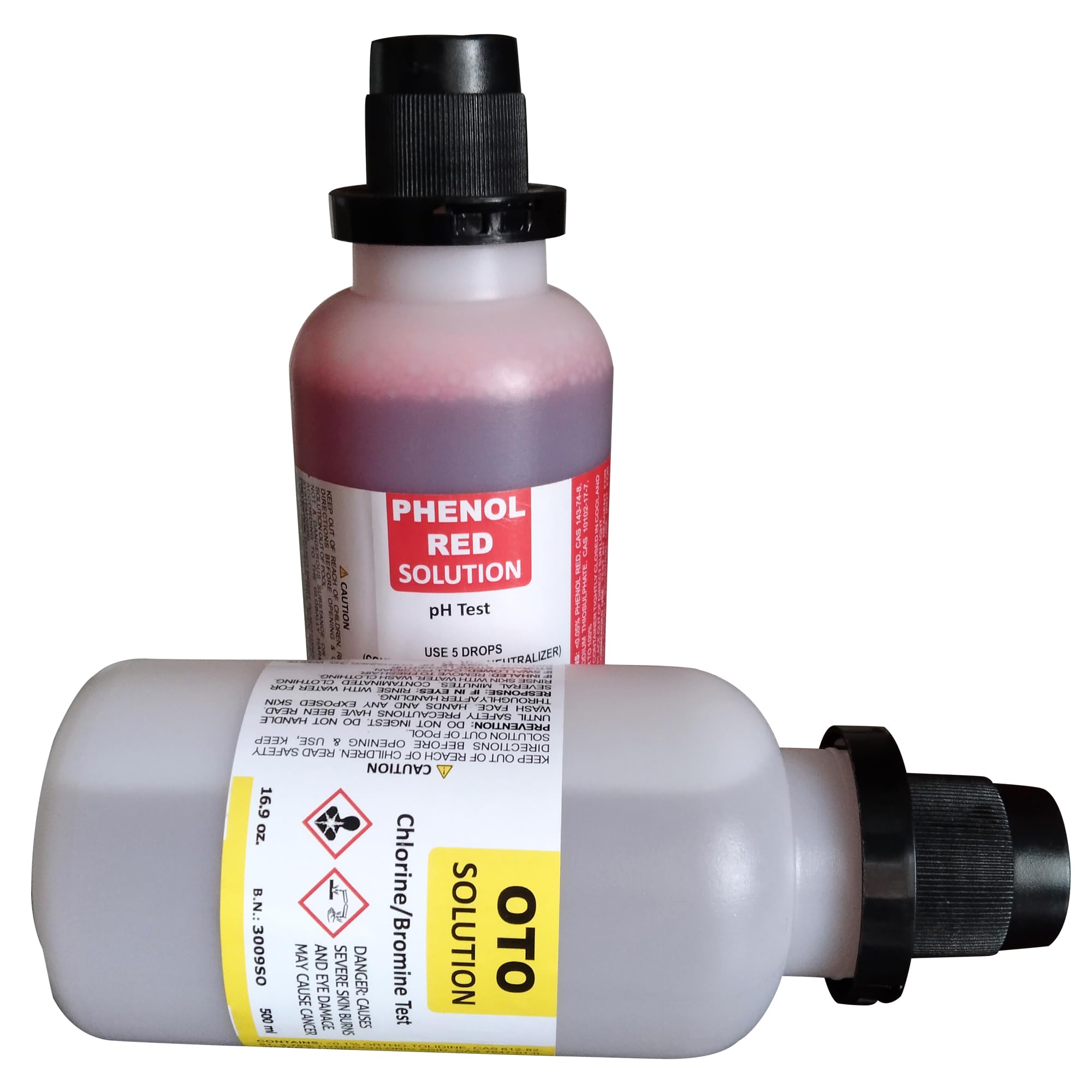 POOLTOOL Swimming Pool pH and Chlorine Level Tester For Water Testing Liquid, Swimming Pool Test Kit Refill Pack/Strip 500 ML