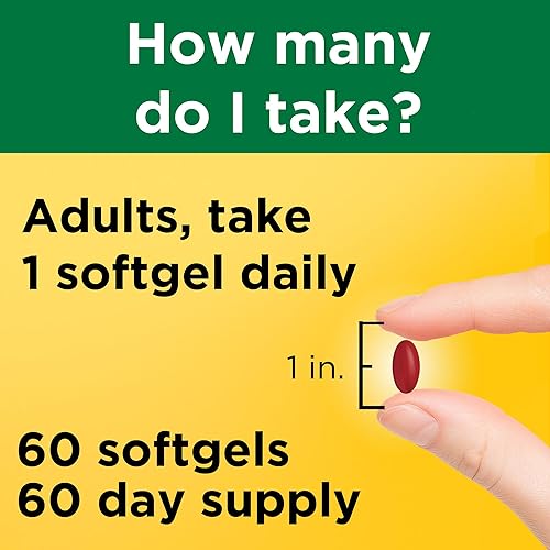 Miniatura 6 de Nature Made Vitamina B12 de 5000 mcg, suplemento dietético para apoyo del metabolismo energético, 60 cápsulas blandas, suministro de 60 días