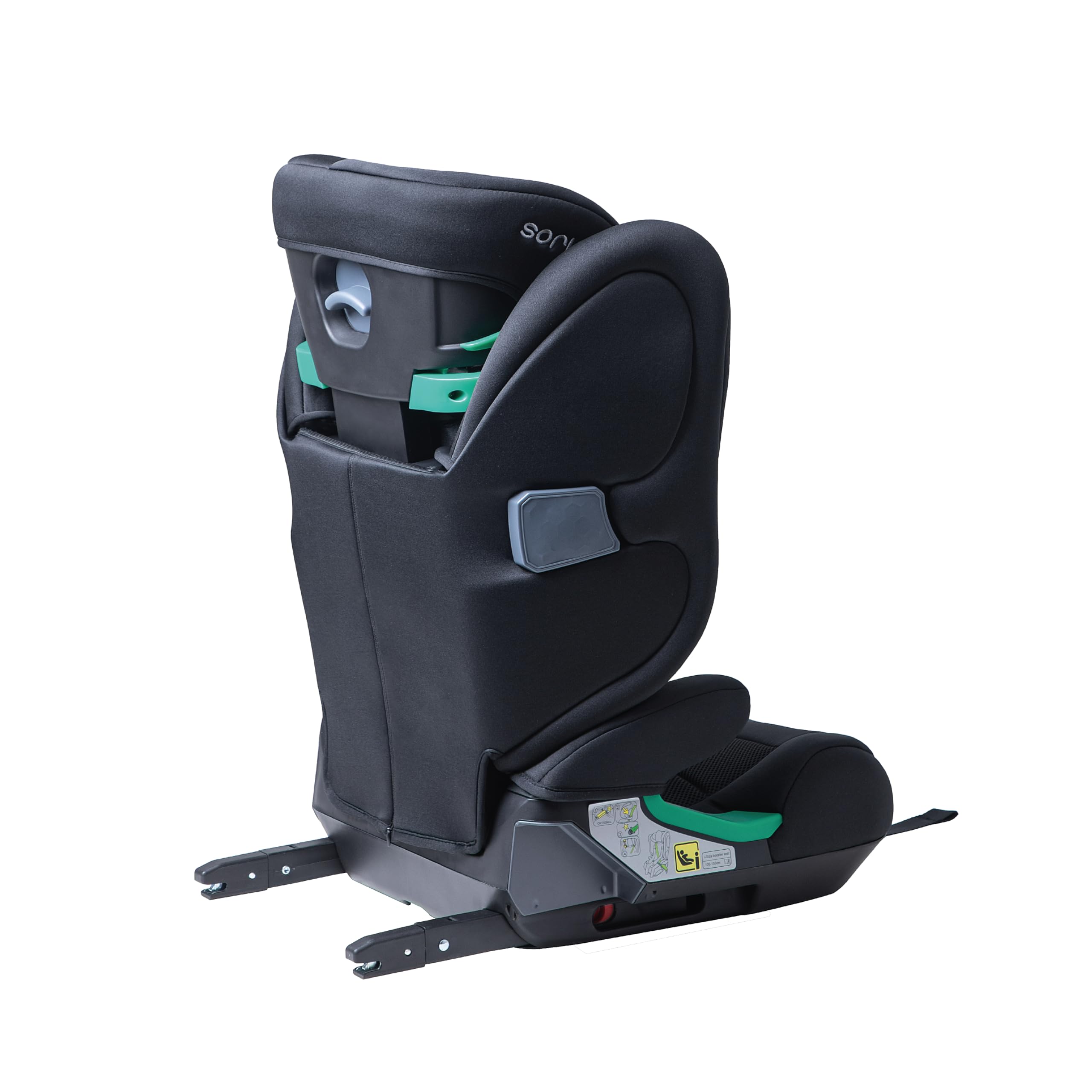 FOTELIK SAMOCHODOWY SORINO CERES ISOFIX I-SIZE 15-36KG 100-150 CM BLACK