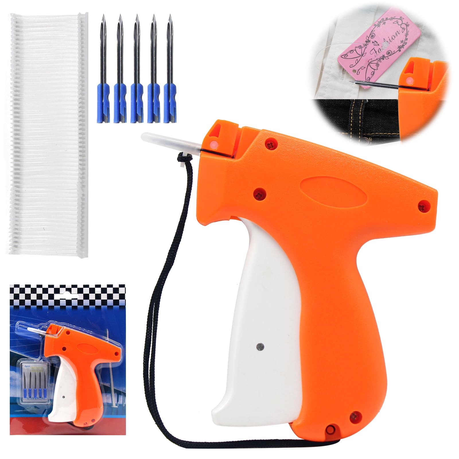 Fixation Rapide de Vêtements, Pistolet Agrafeuse à Courtepointe, Pour Vêtements Micro-étiquetage Pour Vêtements, Pour des solutions rapides aux problèmes de couture de vêtements