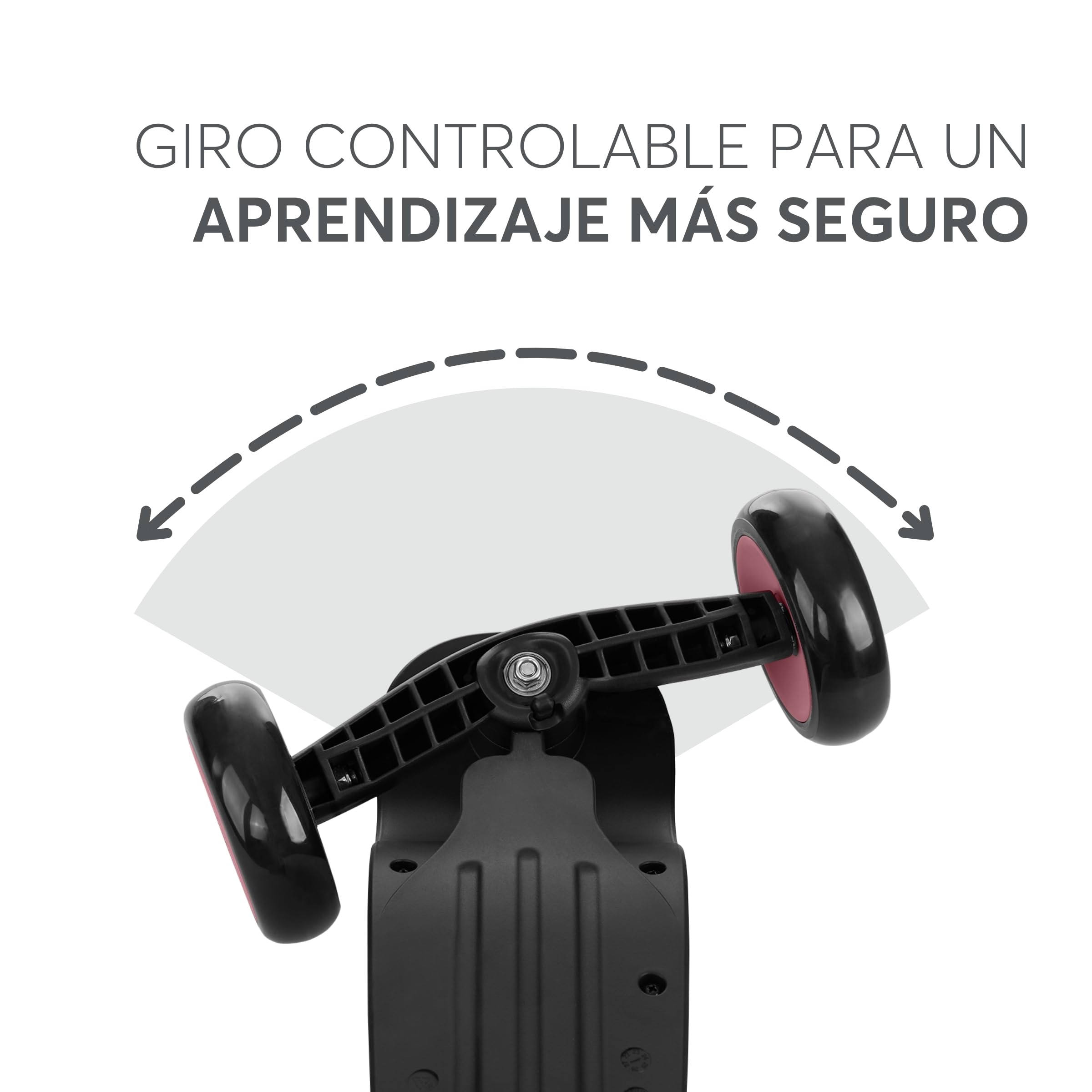 Kikkaboo Scooter niños 2-en-1 Treo Balance bicicleta asiento infantil plegable ajustable