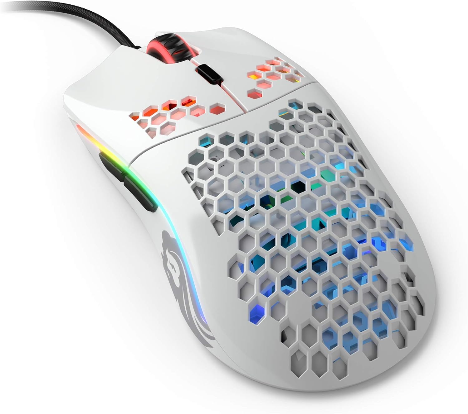 Glorious Model O- (Minus) Gaming Mouse, Glossy White (RENEWED) Model O- (Minus) Glossy White