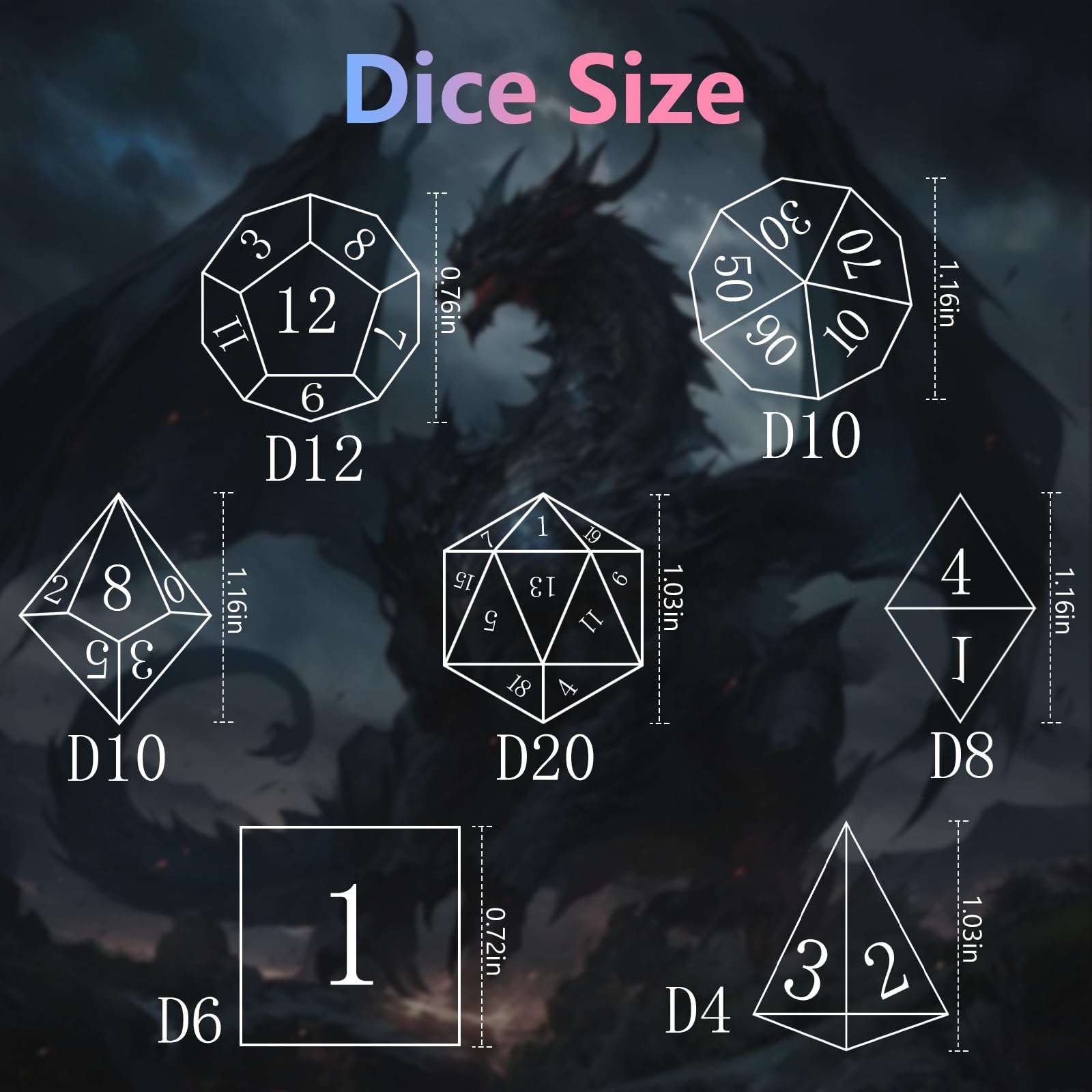 Set di dadi DND a forma di farfalla e fiore di prugno, per giochi di ruolo, con scatola, 7 dadi in resina poliedrica con bordi affilati, set con Beauty Since, D% D20 D12 D10 D8 D6 D4 dadi (bianco