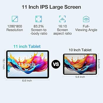 Amazon.com : DOOGEE 11 Inch Tablet with Keyboard,4G Dual Sim Slot