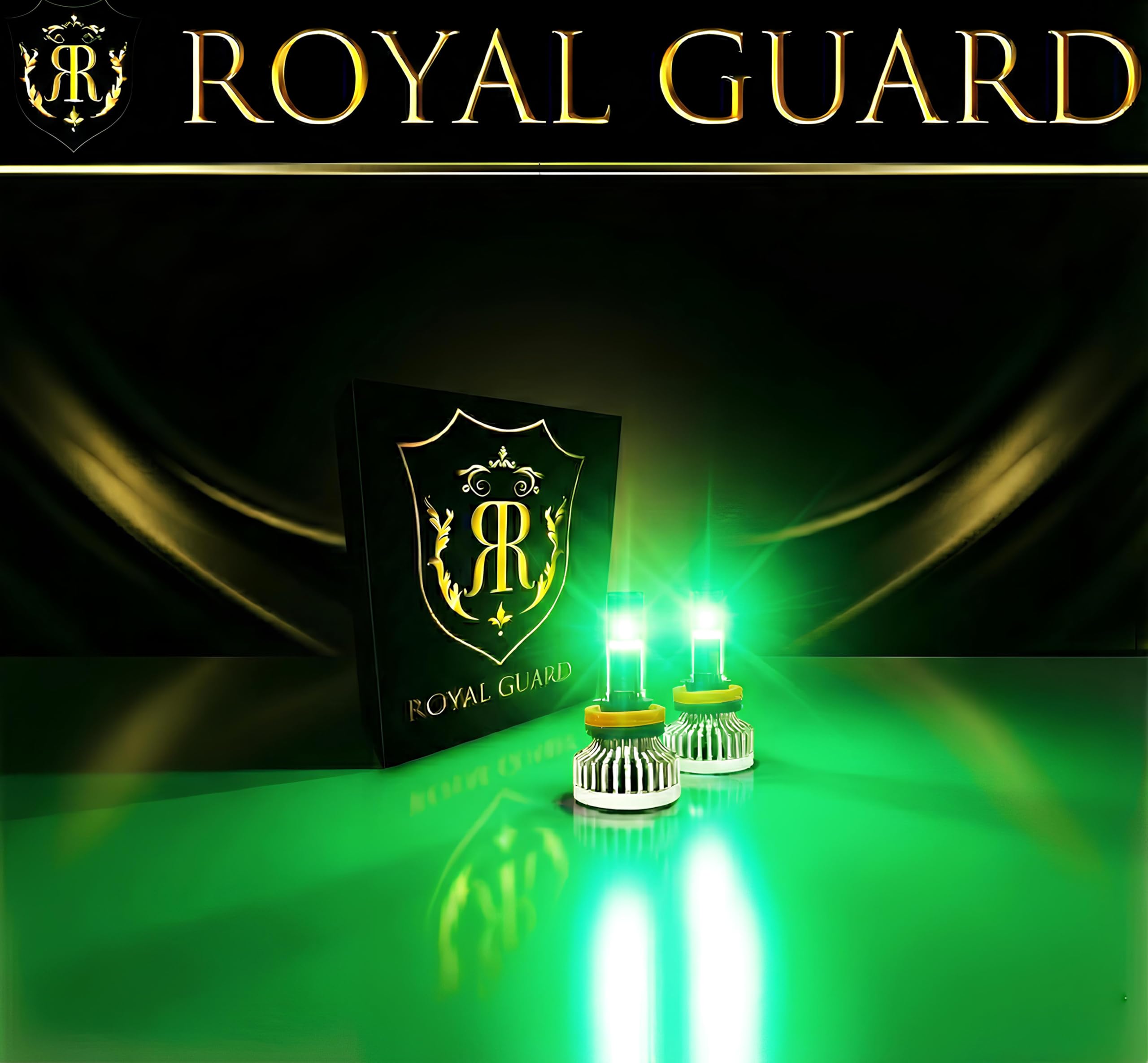 Amazon | ロイヤルガード零 爆光 LED H11 H16 H8 兼用 ライムグリーン