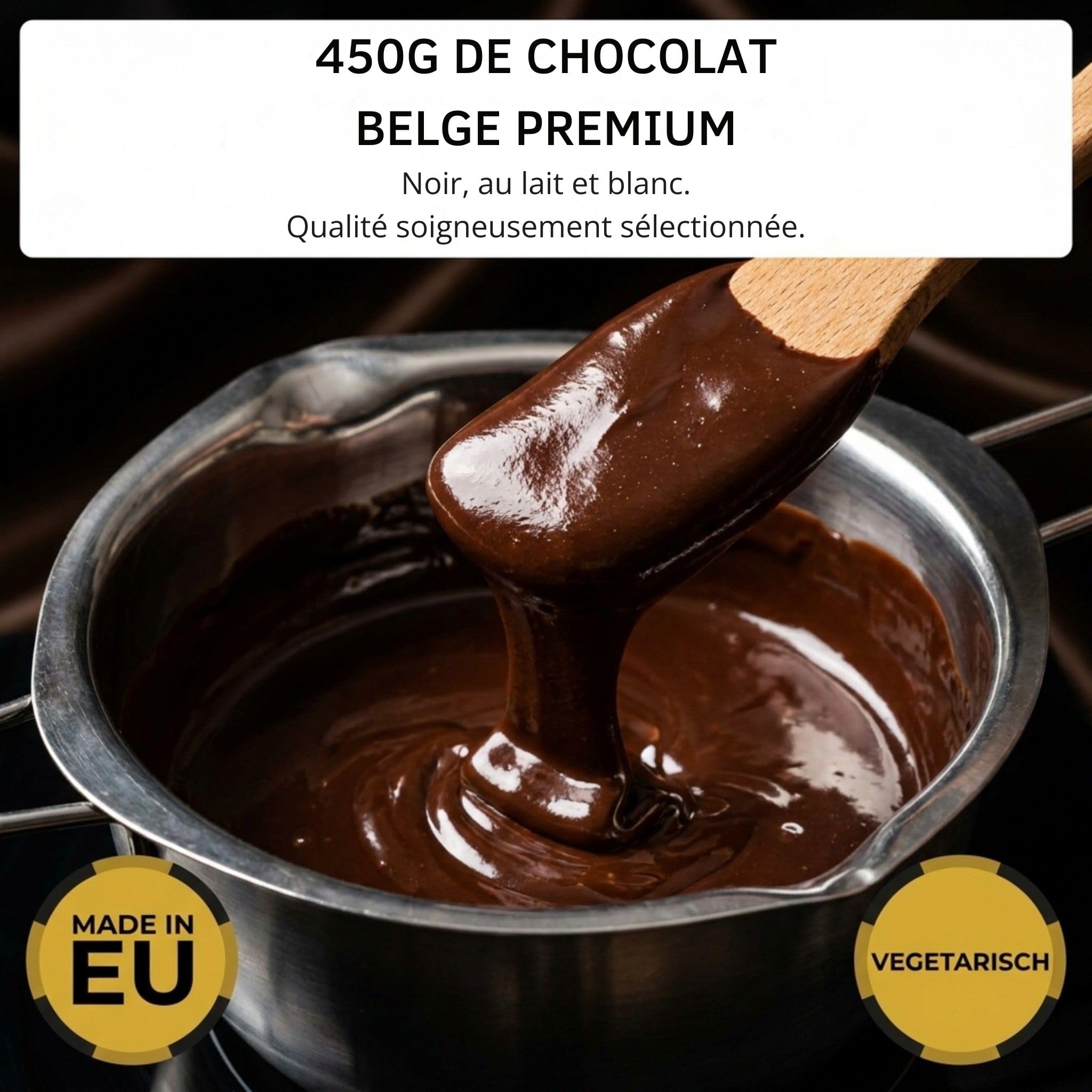 DIBYS Kit DIY Chocolat à faire soi-même | Coffret de Chocolat avec ingrédients naturels et 12 garnitures | Idée cadeau pour enfants & adultes | Idéal pour les anniversaires & Noël | Kit cuisine