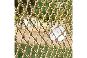 Hemp Rope Net Fence for Enhancing Child Safety