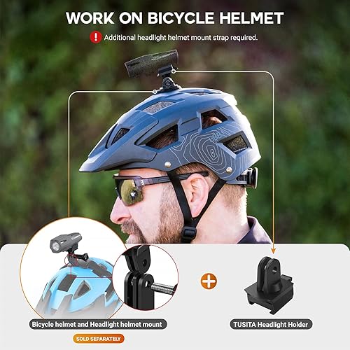 Miniatura 6 de TUSITA Adaptador de montaje Go'Pro compatible con Cygolite Metro, Expilion, Streak Series Bike Light