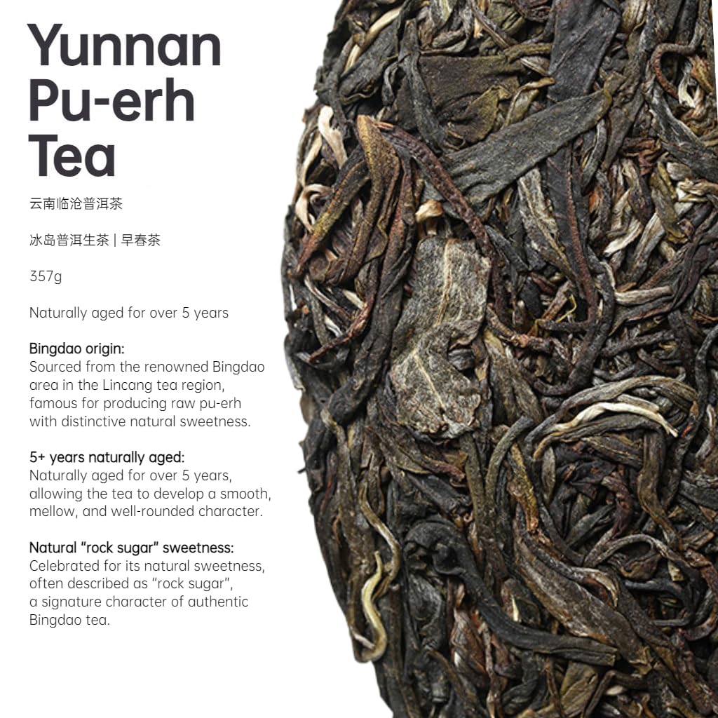 Yunnan Bingdao Roher Puerh Tee 357g | Charme Des Gealterten Tees Genuss