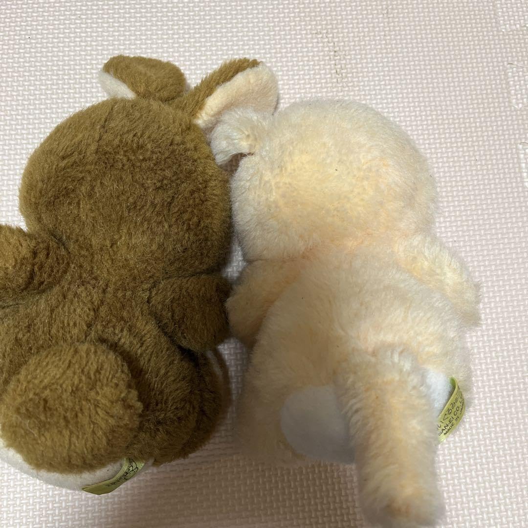 昭和レトロ　ぬいぐるみの山英　日本製　ぬいぐるみ　うさぎ　ねこ　レア　ビンテージ 昭和レトロ ぬいぐるみの山英 日本製 ぬいぐるみ うさぎ ねこ