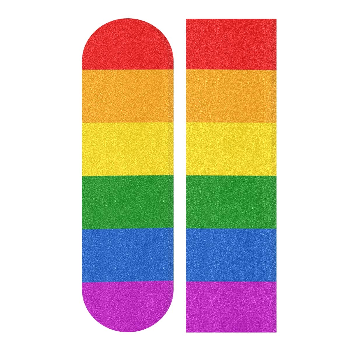Skateboards Grip Tape Rainbow Flag Longboards Griptape Sandpaper for Rollerboard