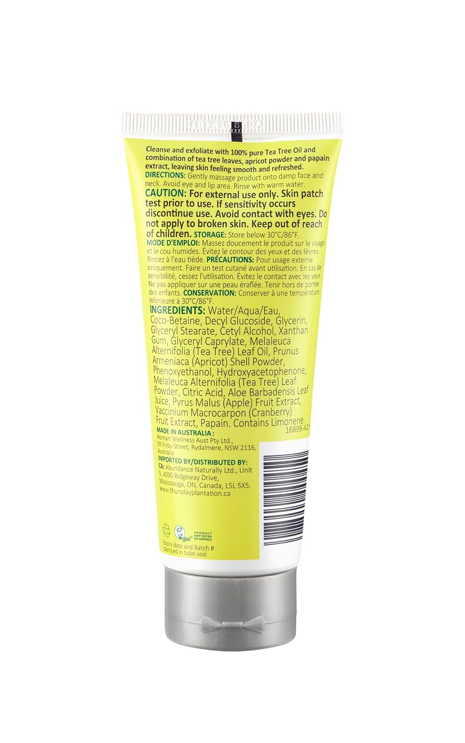 Thursday Plantation Tea Tree Exfoliant