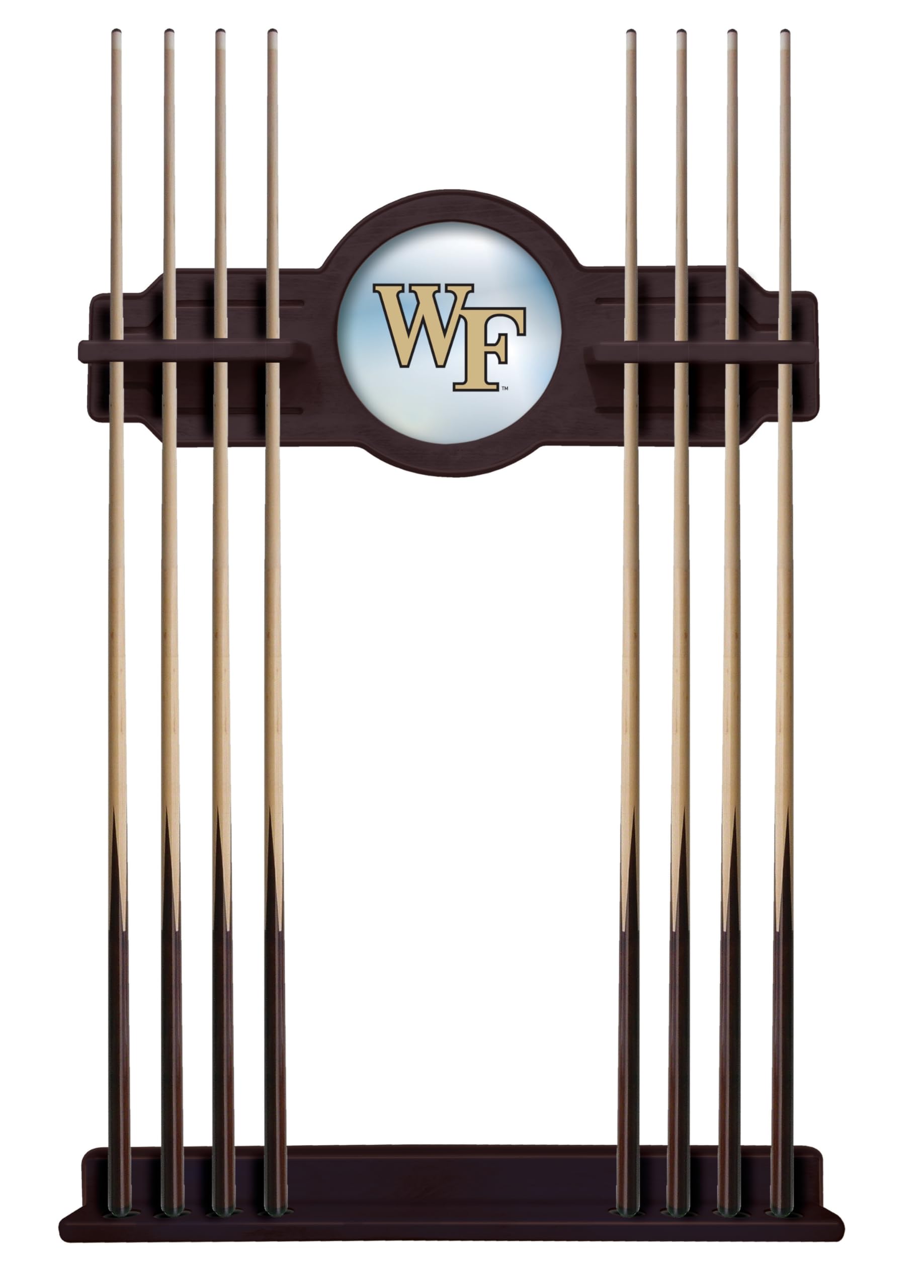 Wake Forest Cue Rack in English Tudor Finish by Holland Bar Stool
