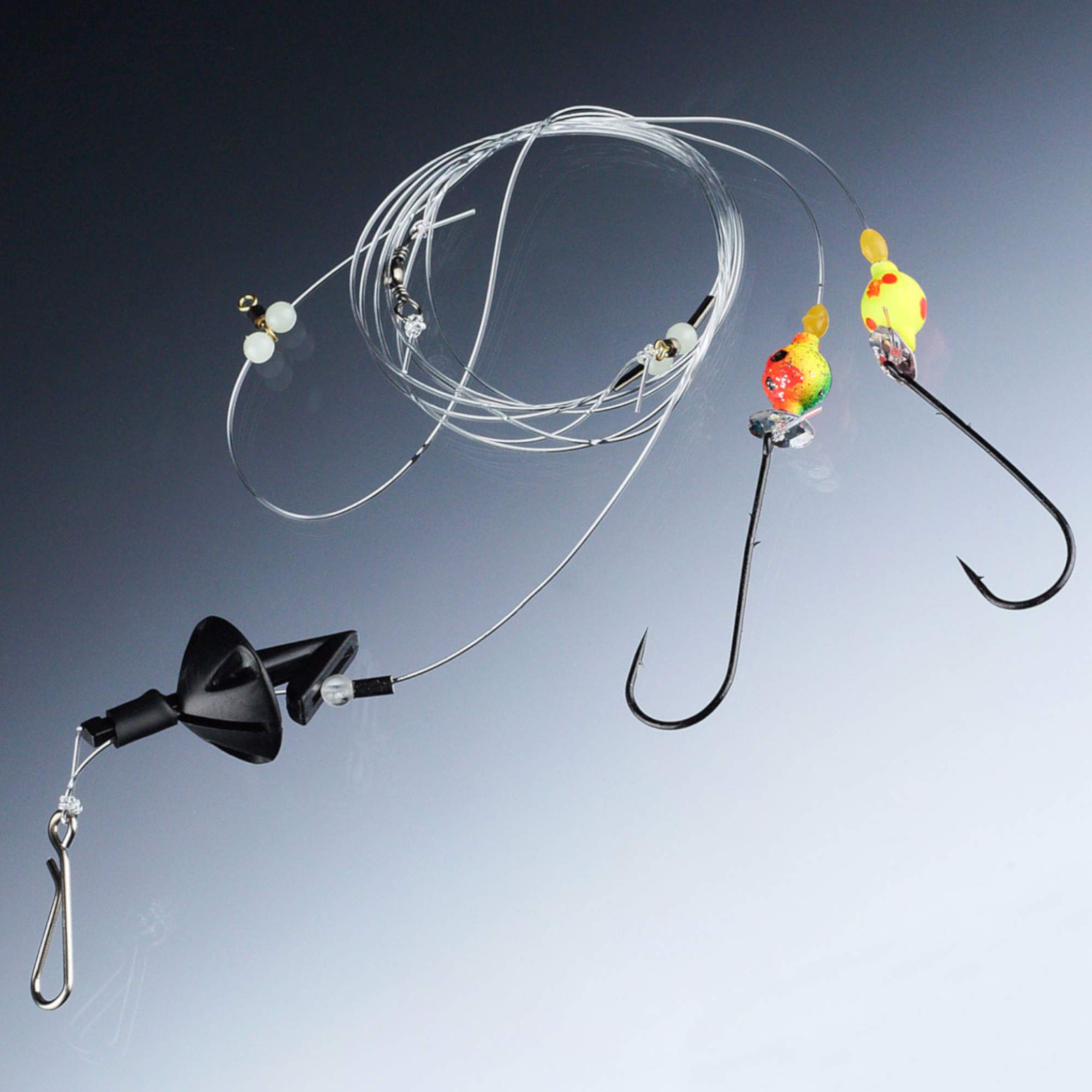 Balzer Edition Sea Surf Wishbone Rig 75 Cm – Brandungsvorfach Für Plattfisch & Dorsch, Mit 2 Haken (Gr. 1), Lockperlen – Für Scholle & Flunder