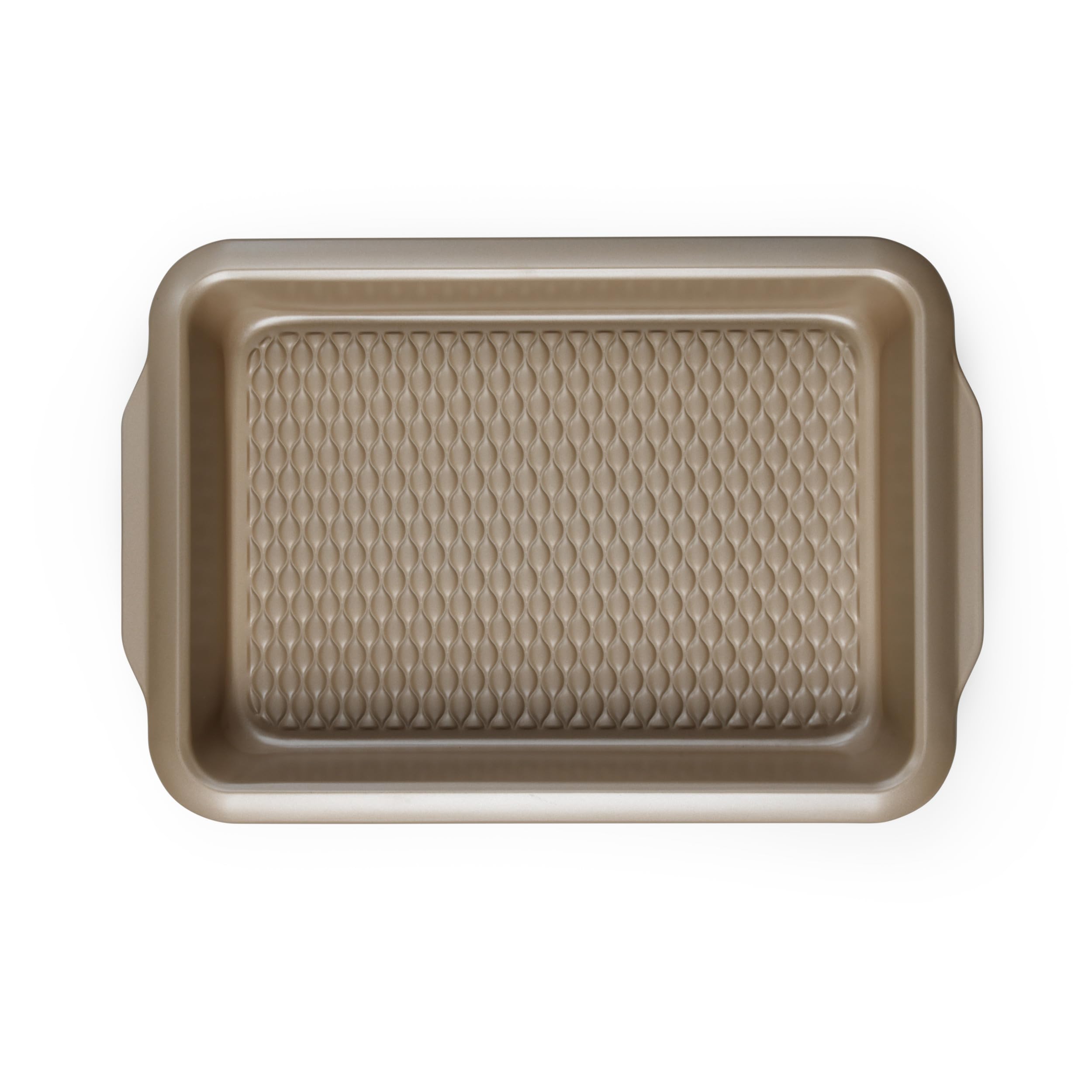 Salter Plat à Rôtir Antiadhésif 39cm Or - Plaque Four Rectangulaire Acier Carbone Olympus Sans PFOA