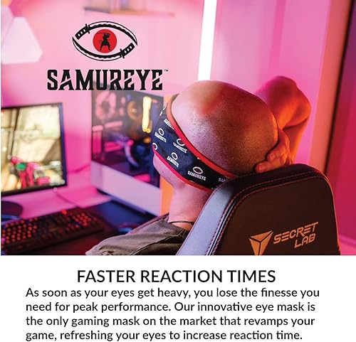 Miniatura 3 de Bruder Samureye Máscara de mejora para juegos l Máscara de calor húmedo apto para microondas l Mejora el rendimiento del juego l Tiempos de reacción