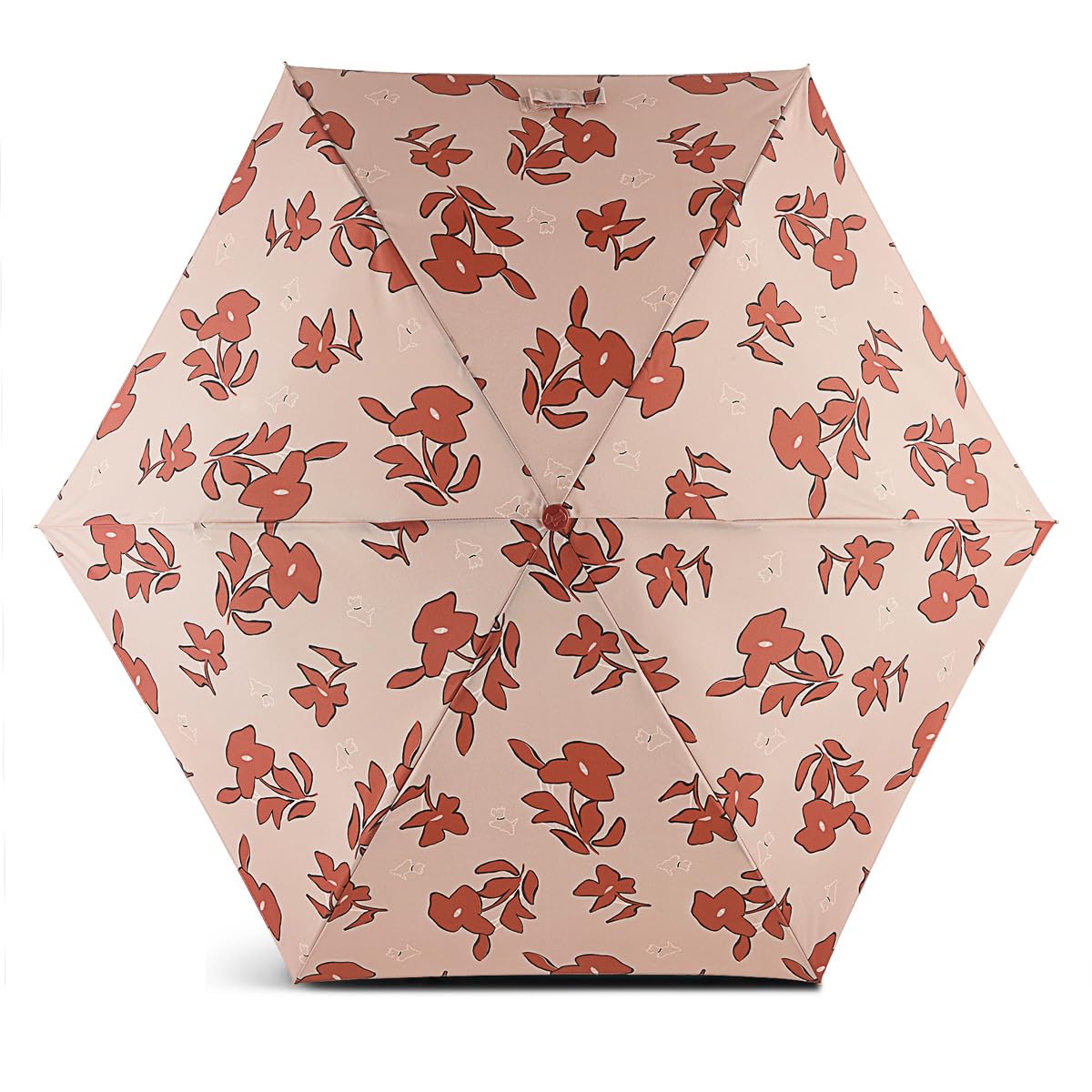 RADLEY London Womens Bloom and Grow Responsible Foldaway Telescopic Umbrella in Prairie Pink