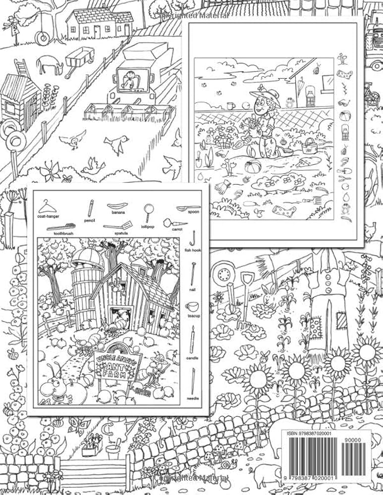 Country Life Hidden Objects Picture Book: Help Famers To Spy, Search, Find & Seek Missing Objects From The Farm Scenes, Super Difficult Puzzles & Coloring Pages For Adults, Teens & Smart Kids: country-life-hidden-objects-picture-book-help-famers-to-spy-search-find-seek-missing-objects-from-the-farm-scenes-super-difficult-puzzles-coloring-pages-for-adults-teens-smart-kids