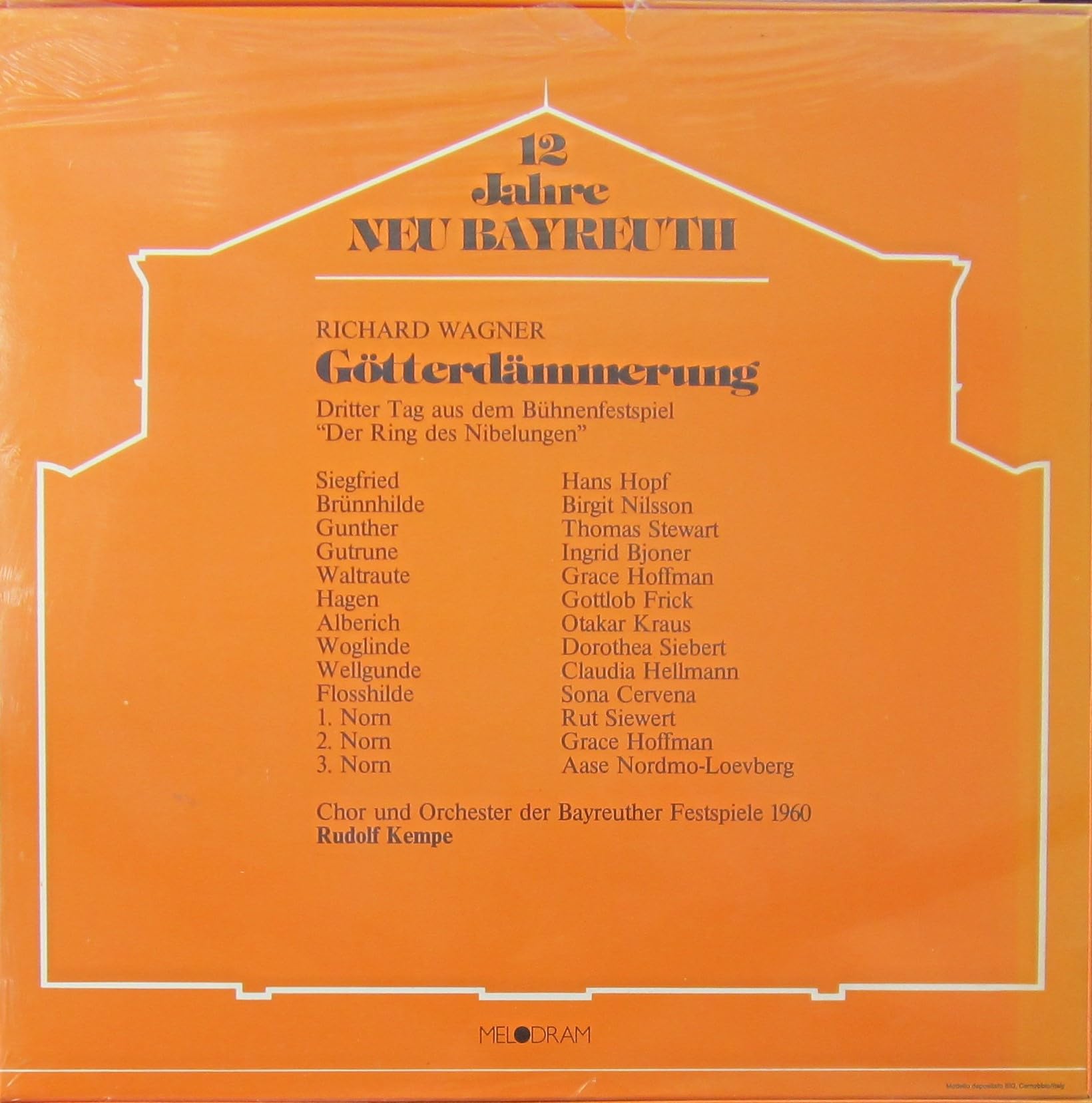 Wagner: GÖTTERDÄMMERUNG (Bayreuth 1960) [Schallplatte