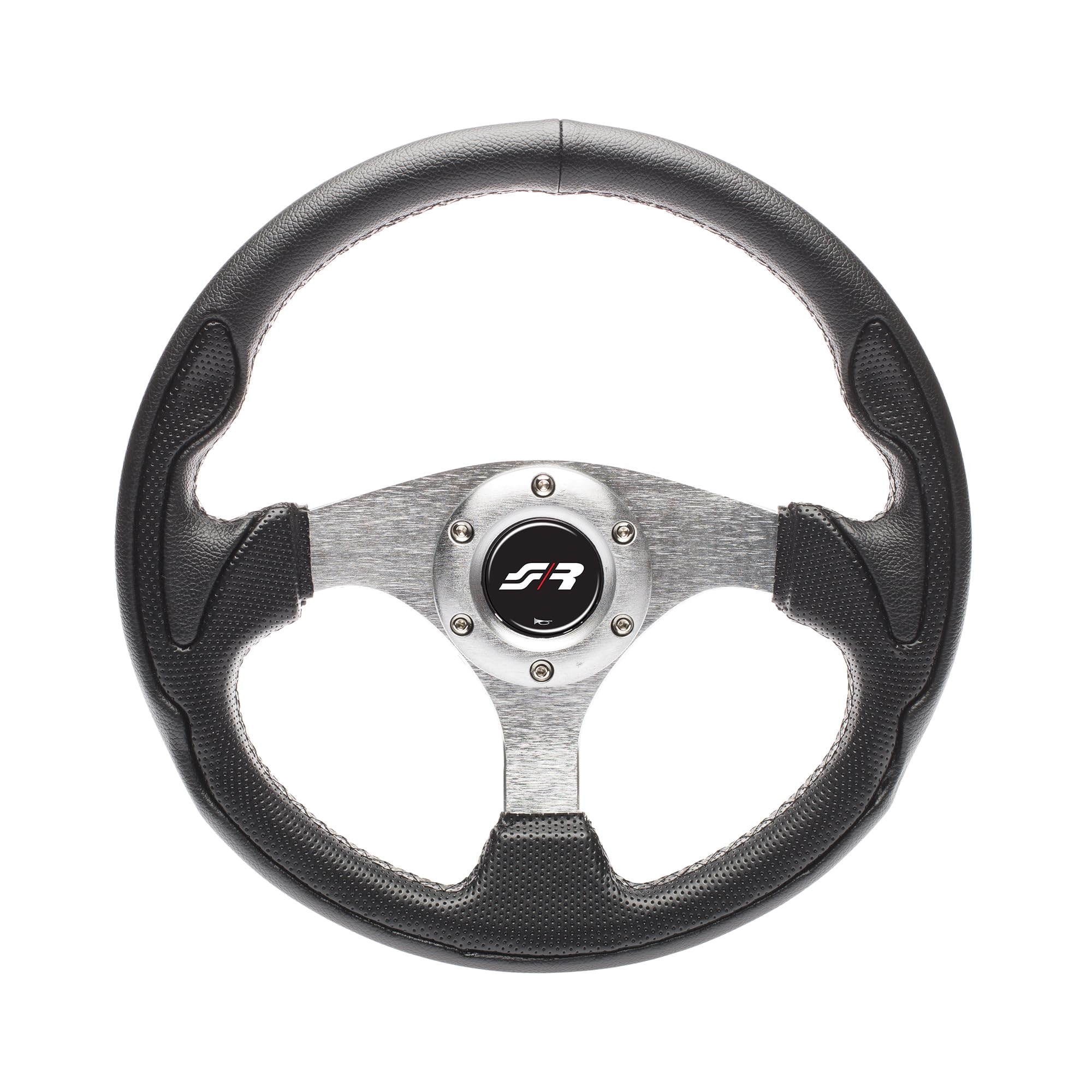 Simoni Racing Sportstuur Montecarlo 320mm - Zwart Leder