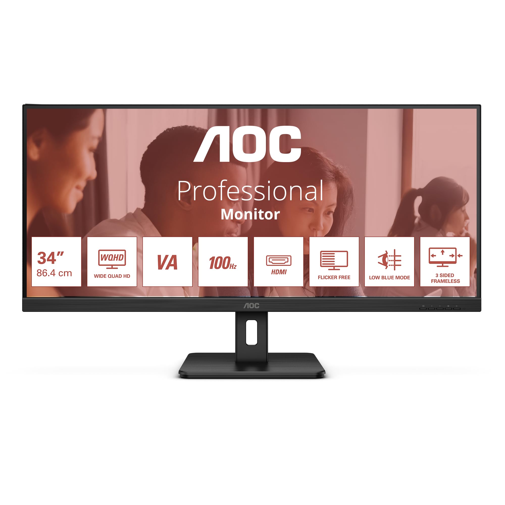 Aoc U34E2M - WQHD Monitor 34" – Bild 2