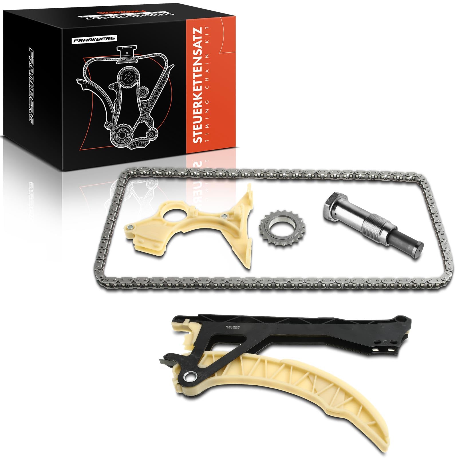 Frankberg Kit de cadena de distribución 11317502180 | Compatible con: Serie 3 E46, Serie 1 E81, Serie 3 Coupé E46, Serie 1 E87, Serie 3 E90, Serie 3 Compact E46