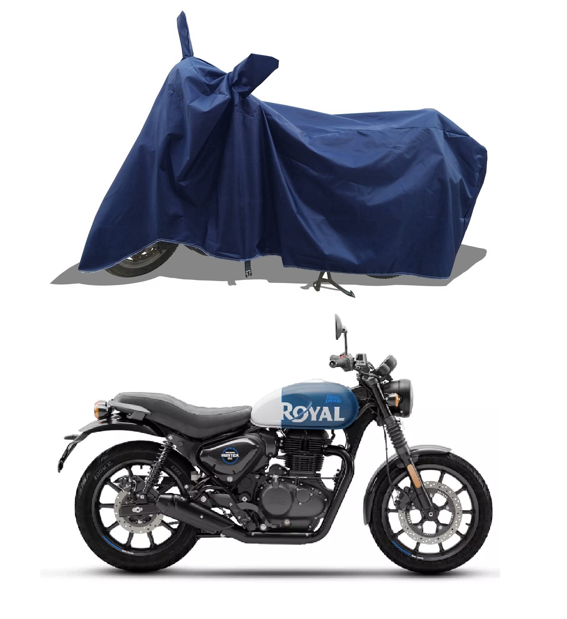 See full amazon price history chart for ROMEIZ - Two Wheeler - Scooty - Bike Cover for RE Hunter 350 Bike Cover with Water-Resistant and Dust Proof Premium 190T Fabric_Entire Navy ROMEIZ - Two Wheeler - Scooty - Bike Cover for RE Hunter 350 Bike Cover with Water-Resistant and Dust Proof Premium 190T Fabric_Entire Navy (B0B9LCGWLP) Amazon Price History, Amazon Price Tracker