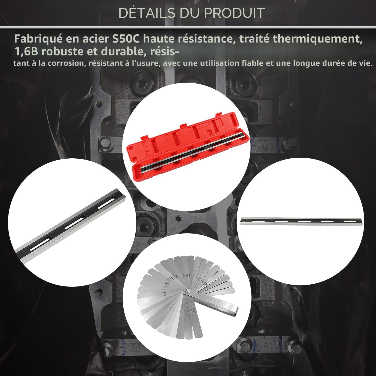 Outil Ancien En Métal à Déterminer - Tête Avec 2 Roulettes, Longueur 114 Cm - Occasion à Restaurer