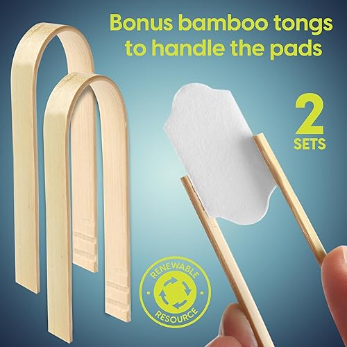 Miniatura 3 de Almohadillas de vapor, calmante aroma natural de eucalipto + mentol, almohadilla de repuesto universal para humidificadores, vaporizadores y