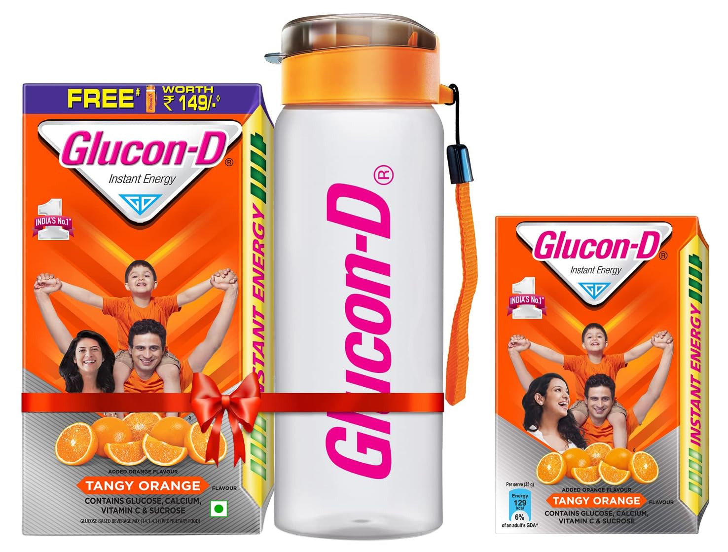 Glucon-D Instant Energy Drink Powder Jar 450gm (Extra 50gm free) | Energy, Recovery, Immunity | Regular — Amazon image 5
