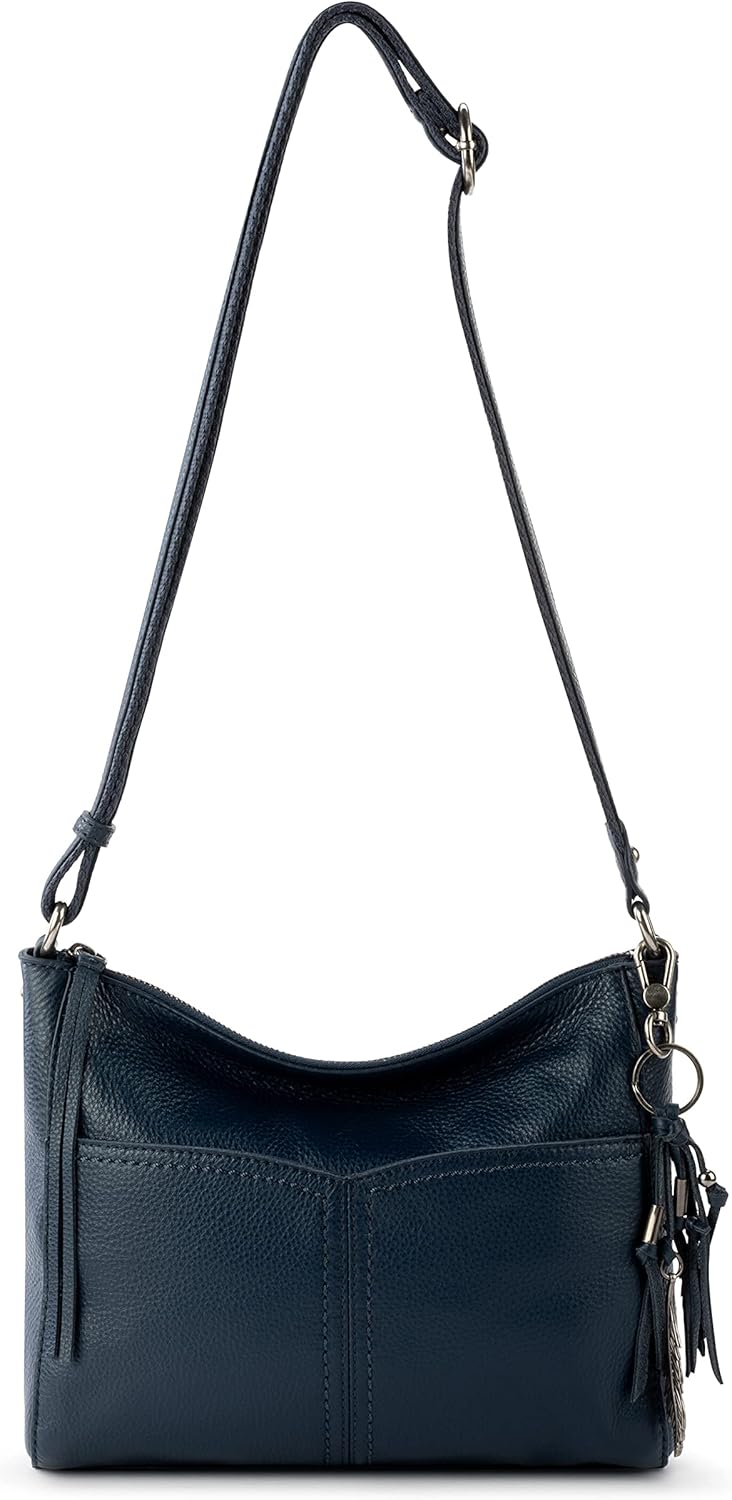The Sak Alameda Leather Crossbody Purse - Leather Women's Handbag for Everyday & Travel - Cross Body Bag With Zipper - Image 4