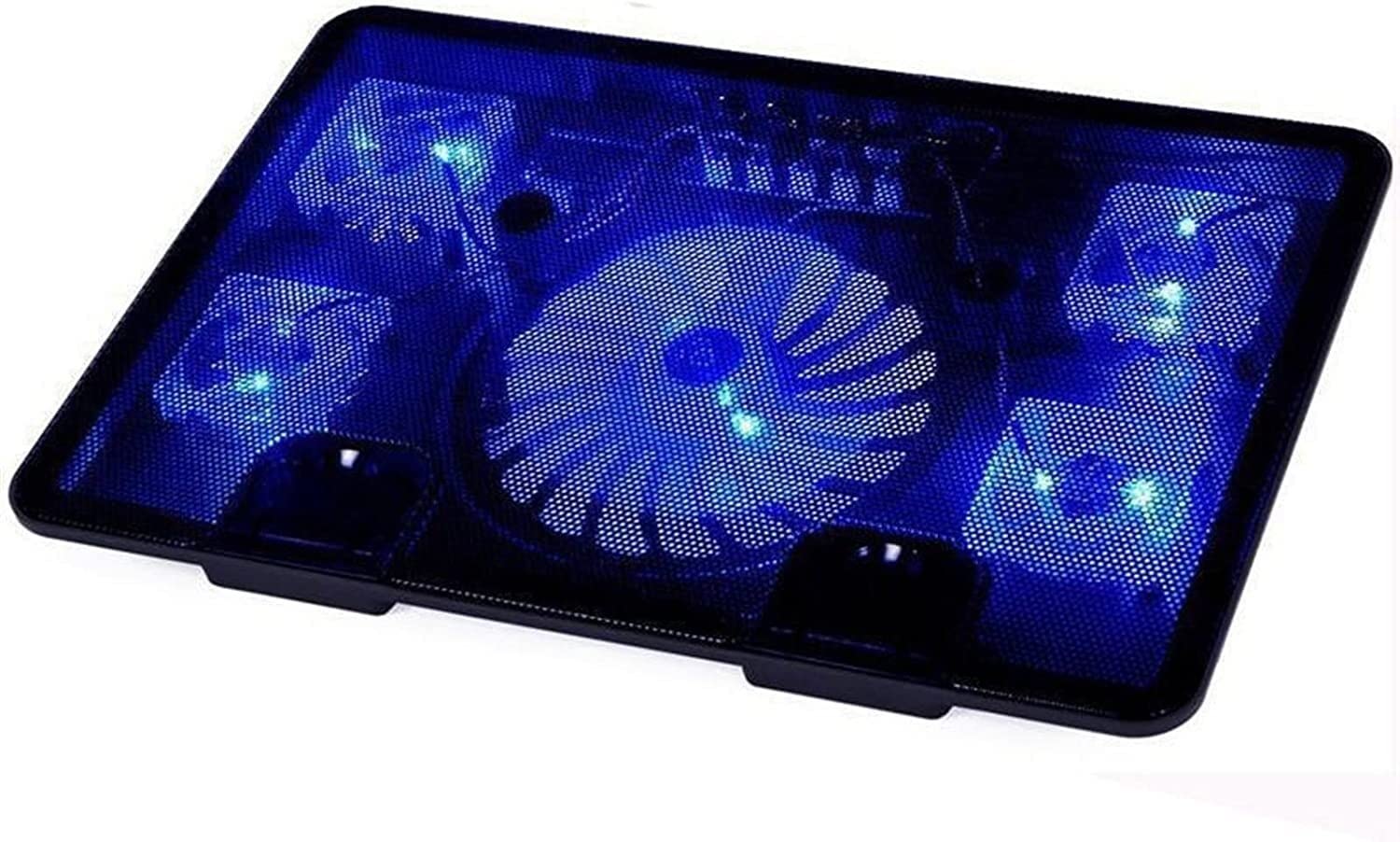Podstawka Chłodząca Stabilny 5 Wentylator 2 USB Chłodziarka Do Laptopa Podstawka Chłodząca Podstawa LED Notebook Cooler Stojak Na Cichy Biurko