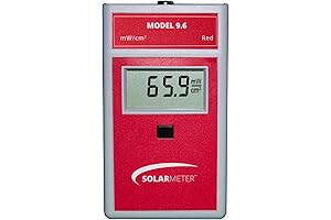 Solarmeter 6.5 Visible Red Light Meter- Handheld Digital Radiometer and Light Bulb Tester