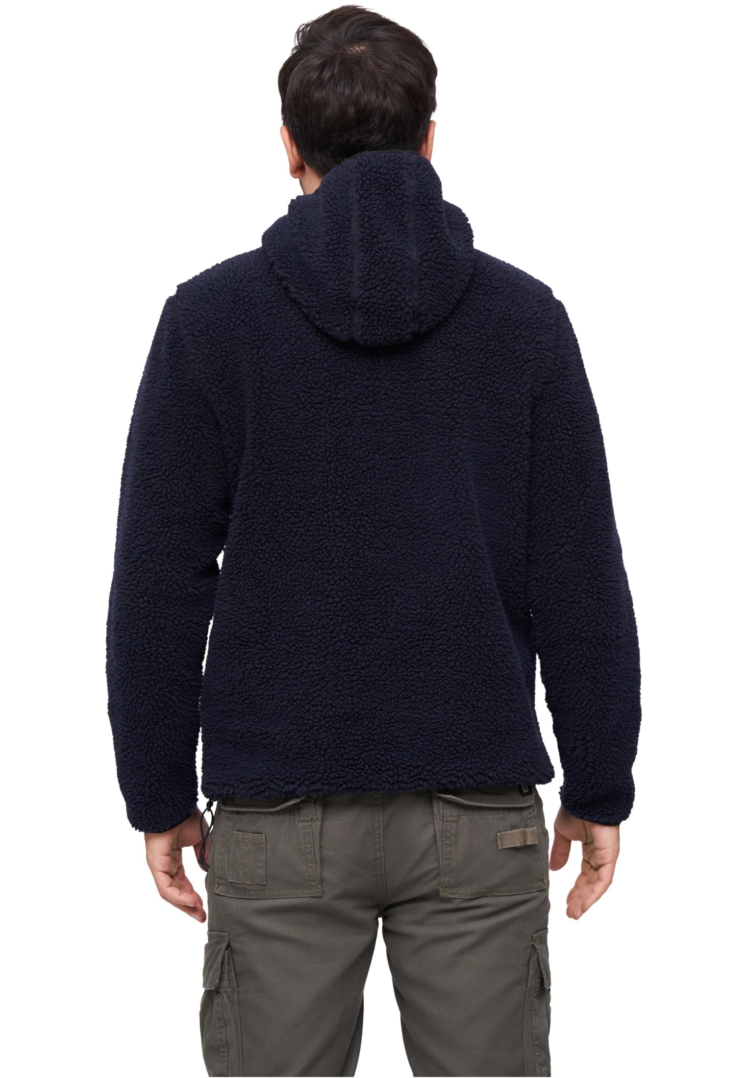 Brandit Teddy Coupe-Vent Homme Coupe-Vent Noir 100% Polyester