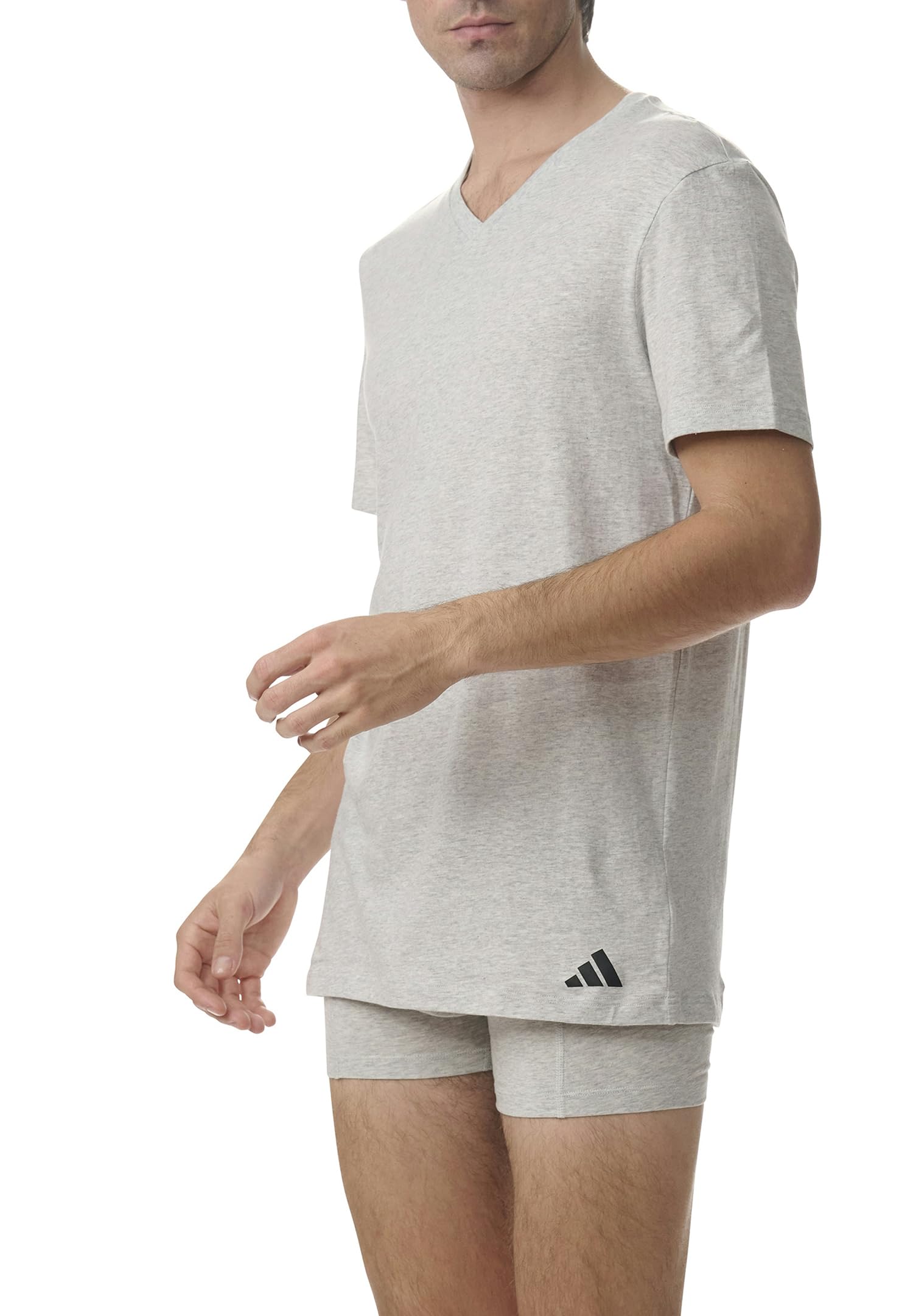 adidas Podkoszulek Mężczyźni Adidas Herren Unterwäsche V Neck Shirt (3pk) - Active Core Cotton