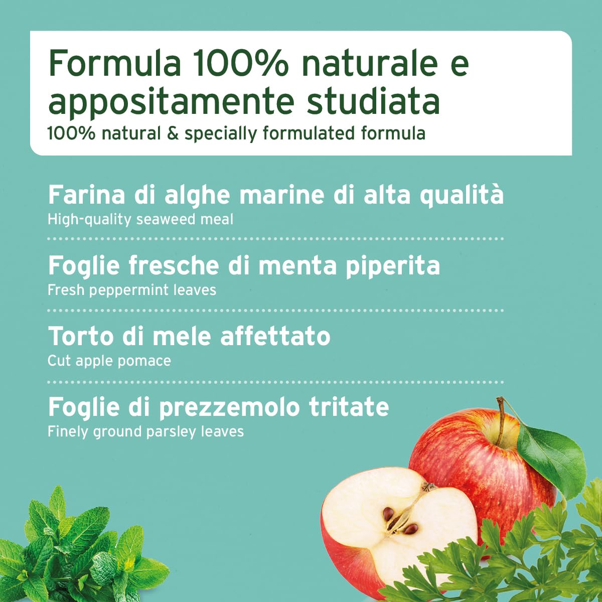 AniForte Denta Clean & Care Tartar EX polvere 300g per l'igiene orale di cani e gatti, cura dentale naturale, per prevenire alito cattivo, placca e tartaro, sostituto del dentifricio