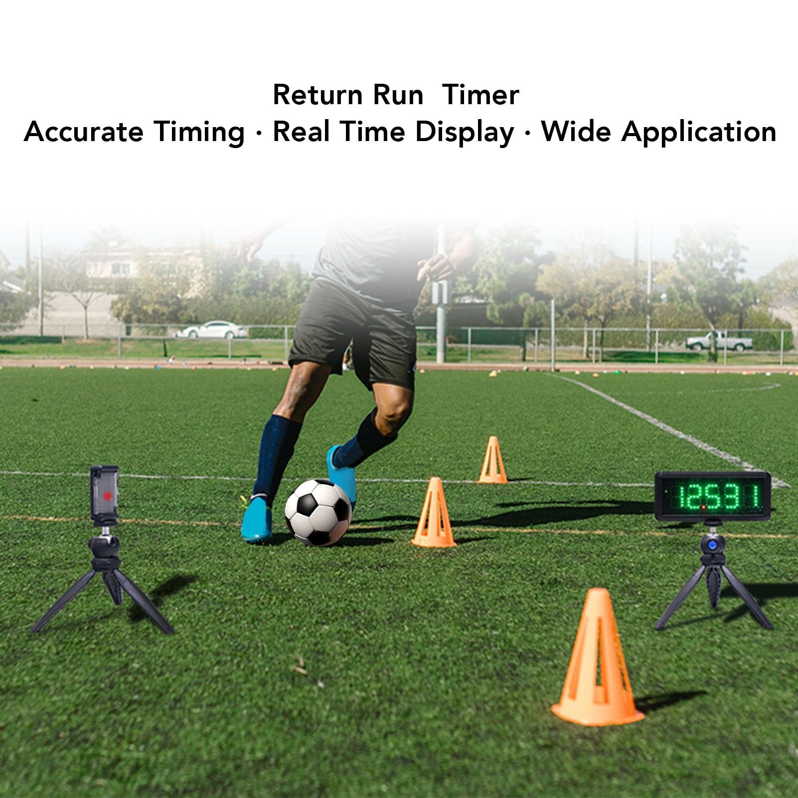 Asixxsix Drahtloser Lasers-Timer für Sprints