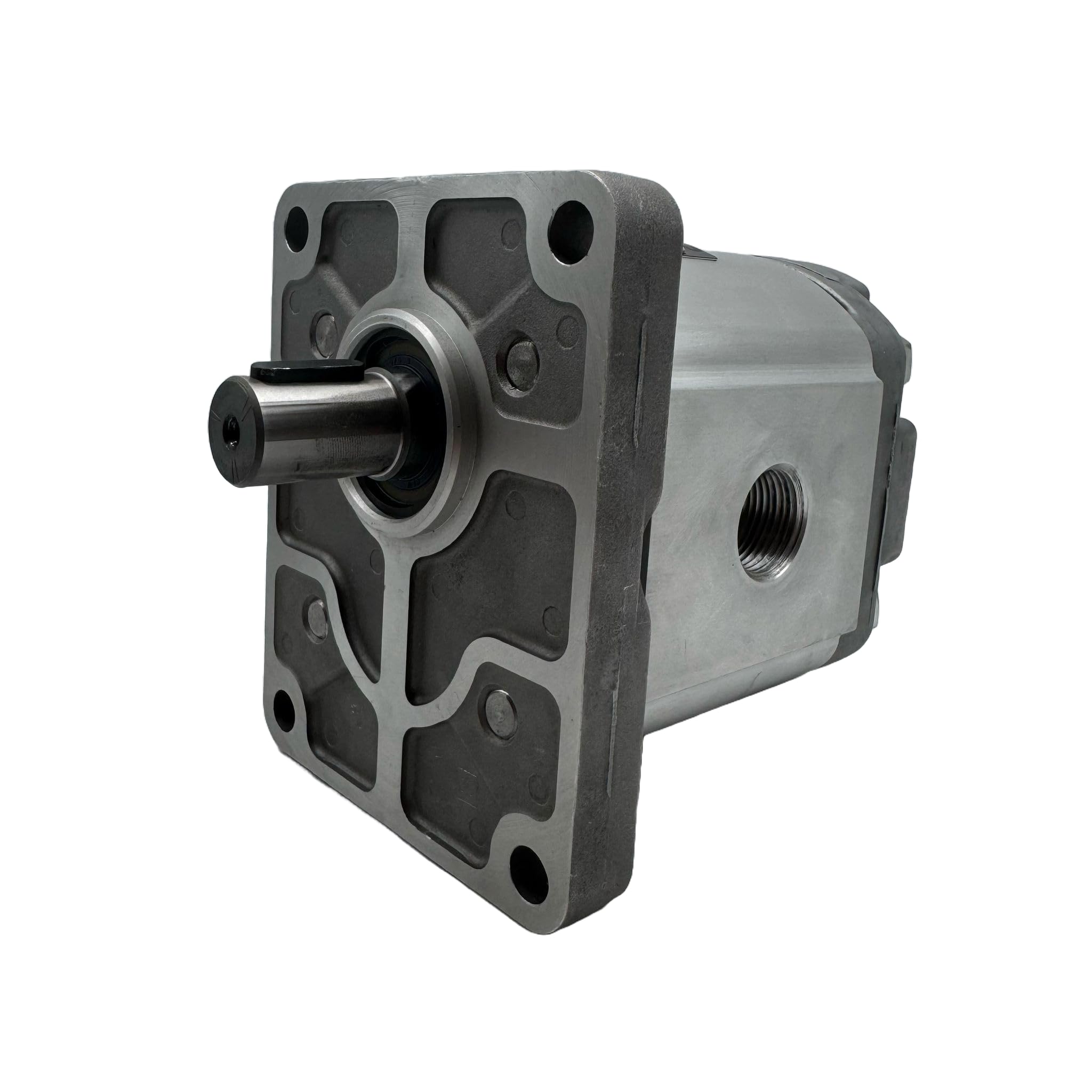 Bomba Hidráulica 48 L/min (32cc/rev), 250 bar, Eje Recto, Puertos Brida de montaje europeo, Montaje Europeo marca Hydrosila. Bomba para Tractor, Bomba para Prensa Hidráulica y Grupo Hidráulico