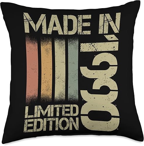1990 vintage birthday retro Limited Edition men woman gift Throw Pillow 1990 vintage birthday retro Limited Edition men woman gift Throw Pillow
