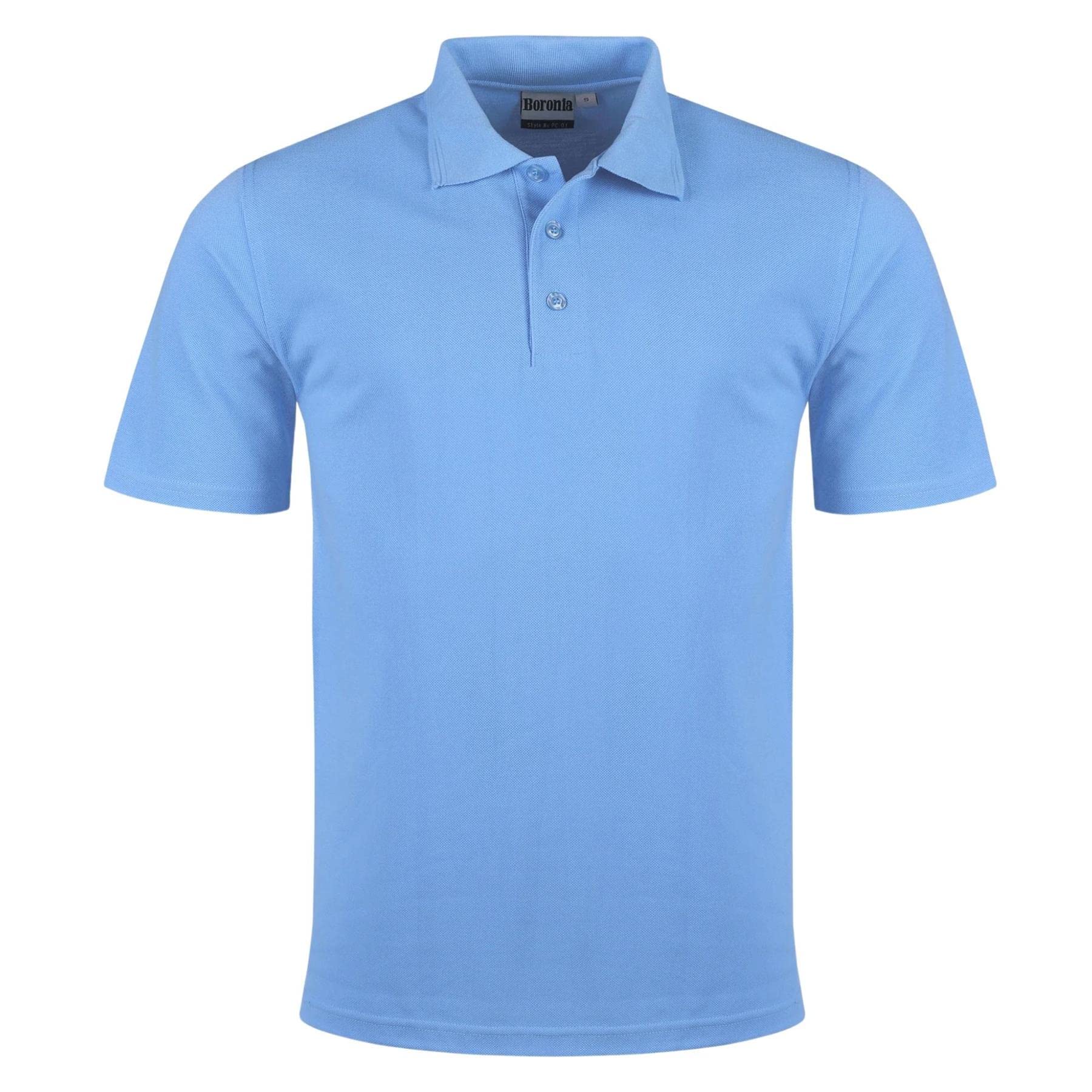 Style It Up Polo casual para niños y niñas, uniforme escolar de polietileno, manga corta, liso, elegante, de punto piqué con botones, camiseta clásica de 3 a 15 años