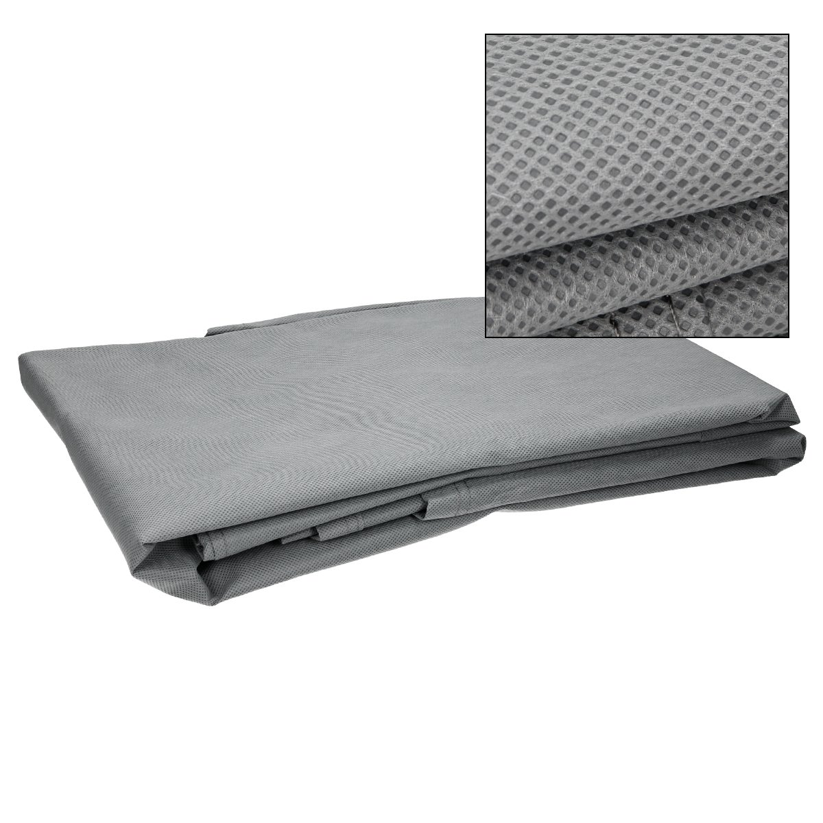 ECD Germany Supporto Hardtop Carrello Porta Hard Top Tettuccio per Auto Convertibile - Acciaio - Bianco - 75 x 52 x 93 cm Supporto Rigido Capote con Telo di Copertura XXL con 4 Ruote di Bloccaggio