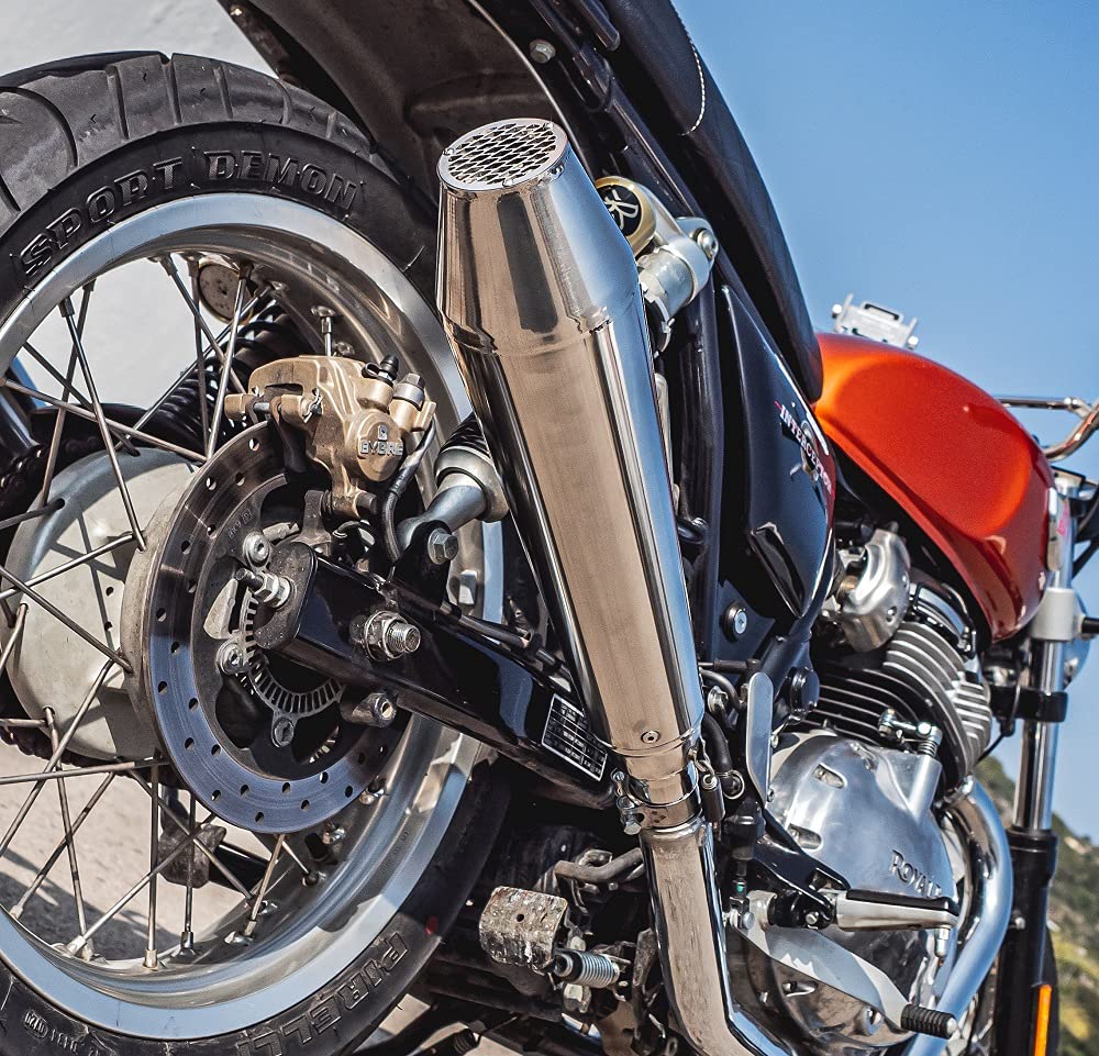 Silenciador homologado universal sin tubo de enlace GPR Ultracone Inox Cafè Racer Compatible con Moto Guzzi California III 1987/1993
