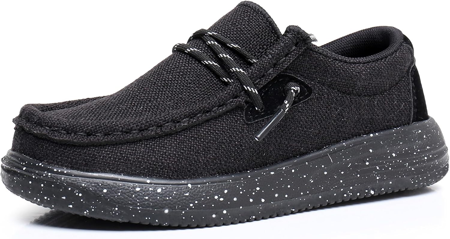 Apakowa Kids Boys Girls Loafers Slip-On Lightweight Comfortable Shoes (Toddler/Little Kid/Big Kid)