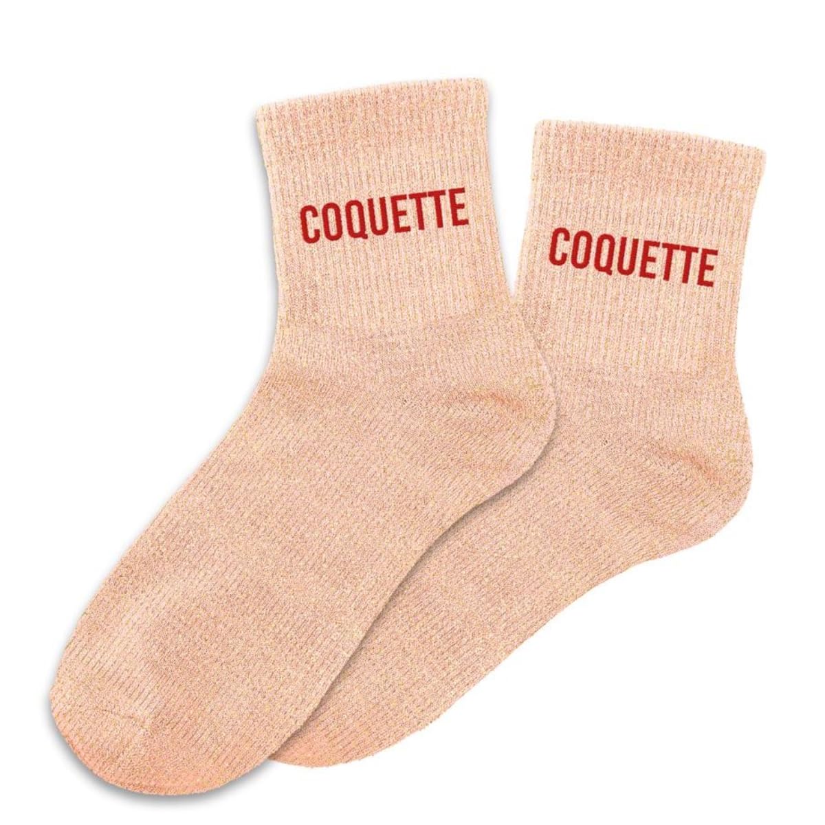 STC Flirty pink glitter socks