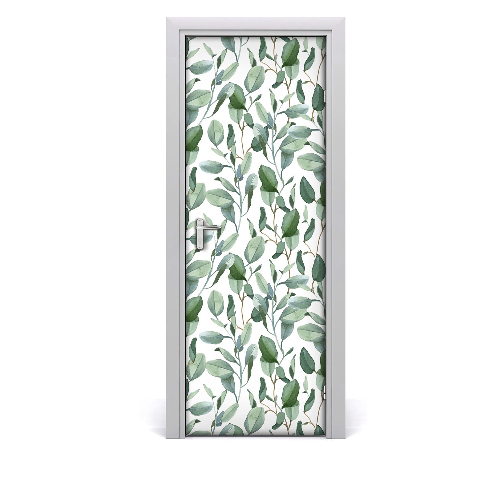 Autocollant de porte 85x200cm papier peint Magic-Stick eucalyptus