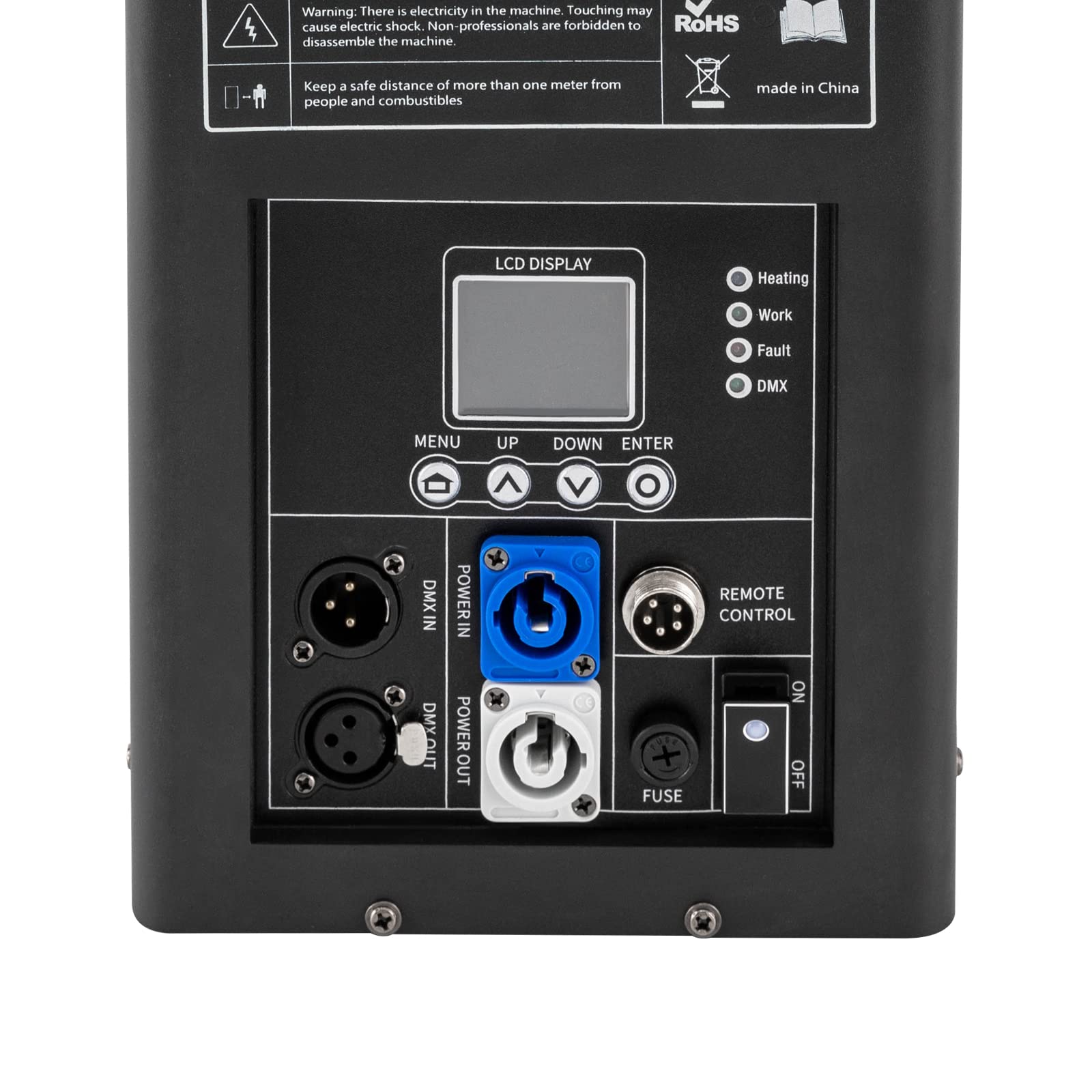 Pyrotechnikmaschinen 600W Bühneneffekt Feuerwerk Maschine DMX/Fernbedienung/LCD Spezialeffekt Feuerwerksmaschine für Partys, Bühnendekorationen, Hochzeiten
