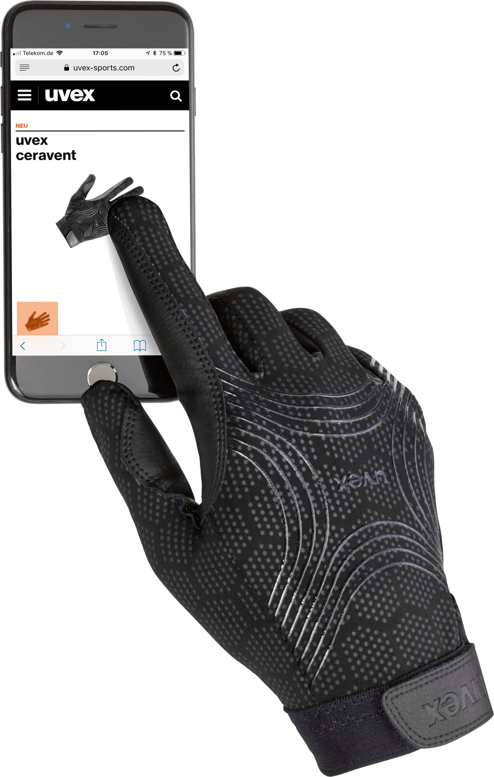 Uvex Ceravent Guantes de equitación Unisex Adulto