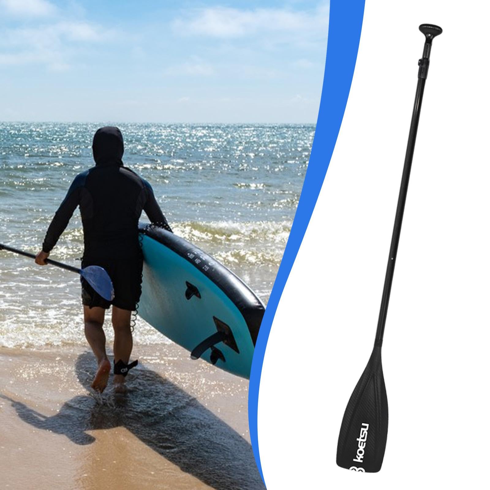 Kayak Paddel mit Einfacher Demontage Humanisiertem Design Kraftvollen Schlägen Und Langlebigem Material für Kanusport für Wasser