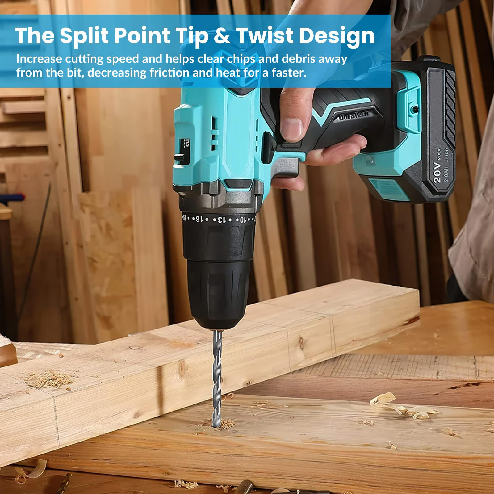 Set 8 Punte Trapano HSS Extra Lunghe 200mm - Diametri 4-10mm Per Metall